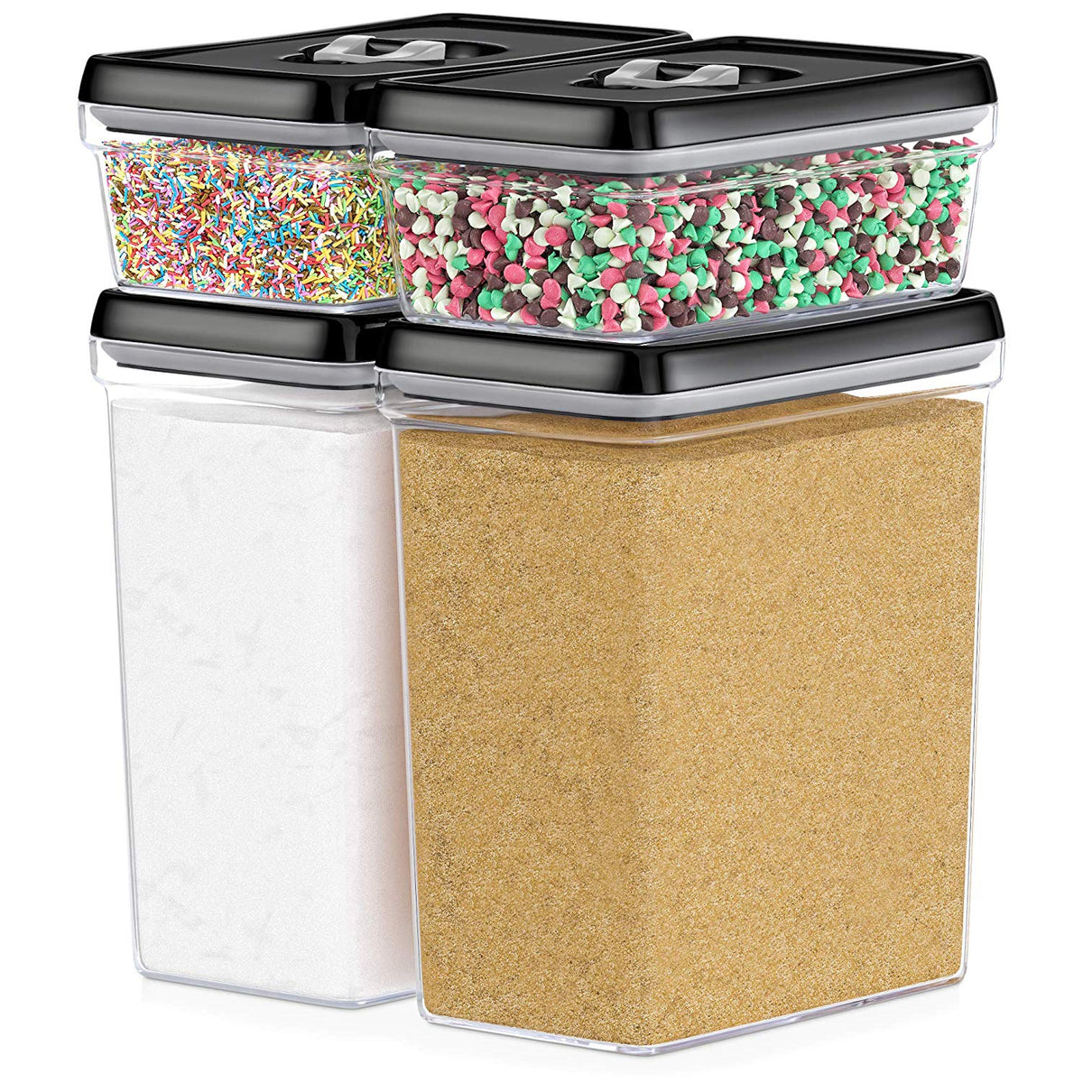 DWELLZA KITCHEN Medium Airtight Food Storage Canister Containers – All  About Tidy