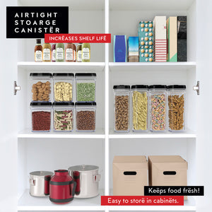 Airtight Food Storage Containers for Kitchen & Pantry Organization