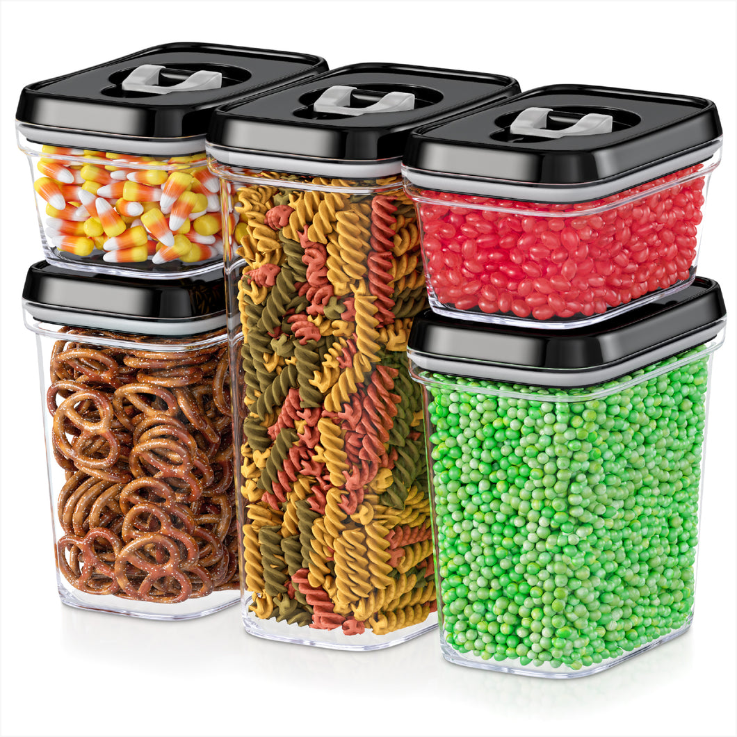 Clear Plastic Containers (set of 5)